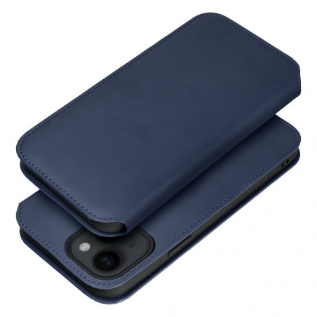 Peněženkové pouzdro Dual Pocket book na XIAOMI Redmi Note 11 Pro Tmavší modrý