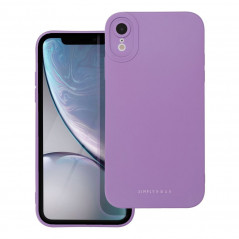 Kryt Roar Luna na Apple iPhone XR Jednobarevný, Stylový, Estetický doplněk Fialový (Violet)