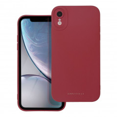 Kryt Roar Luna na Apple iPhone XR Jednobarevný, Stylový, Estetický doplněk Červený