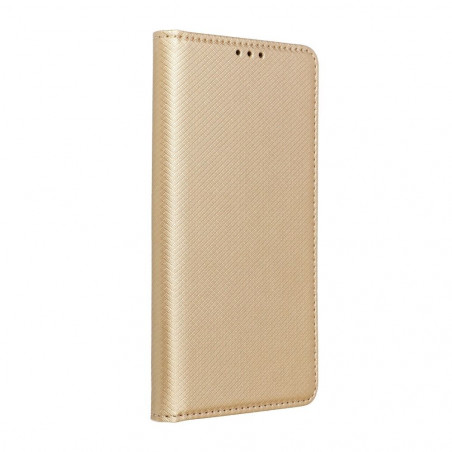 Peněženkové pouzdro Smart Case Book na Samsung Galaxy S22 Ultra Zlatý