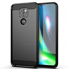 Kryt Carbon na Motorola Moto E7 Plus Elegantní  Černý