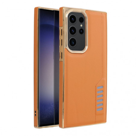 Kryt MILANO na Samsung Galaxy S23 Ultra 5G Hnědý