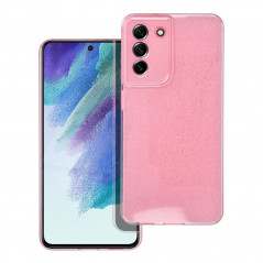 Kryt CLEAR 2mm BLINK na Samsung Galaxy S21 FE 5G Růžový