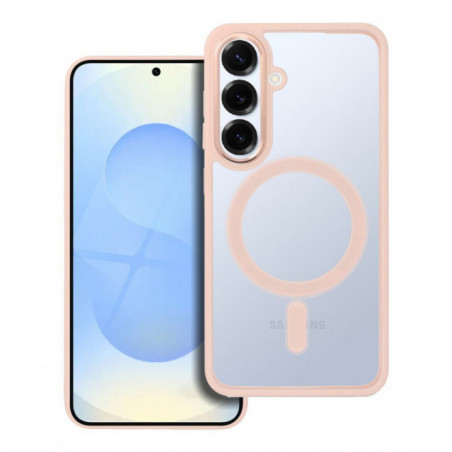 Kryt Color Edge Mag na Samsung Galaxy S25 MagSAFE  Růžový