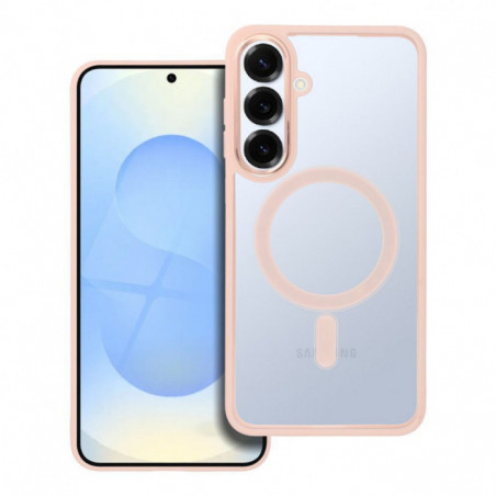 Kryt Color Edge Mag na Samsung Galaxy S25 Plus MagSAFE  Růžový