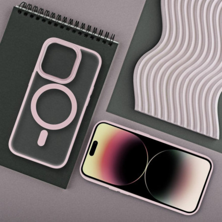 Kryt Matte Mag Cove na Samsung Galaxy S25 Ultra MagSAFE  Růžový