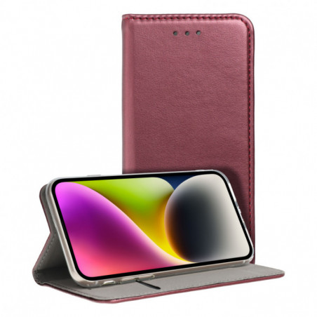 Peněženkové pouzdro Smart Magneto book na Samsung Galaxy M16 Bordový